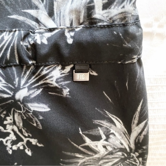 Chic Black Floral Mini Dress - Picture 8 of 10